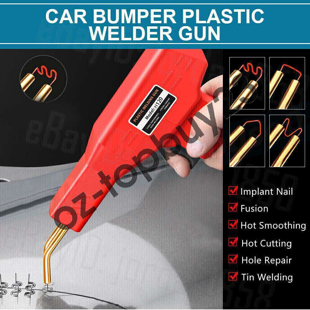 Plastic Welding 120W Machine Stapler Welder Garage Tool Repair Kit Car Bumper