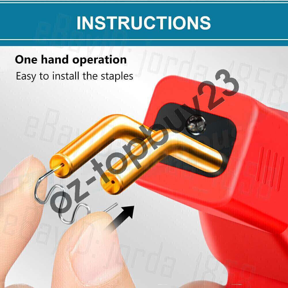 Plastic Welding 120W Machine Stapler Welder Garage Tool Repair Kit Car Bumper