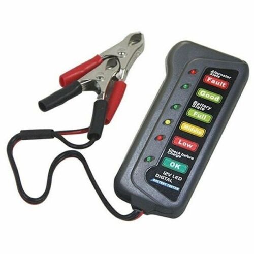 12V Digital Car Motorcycle Truck Battery Alternator Voltage Checker Testing Tool