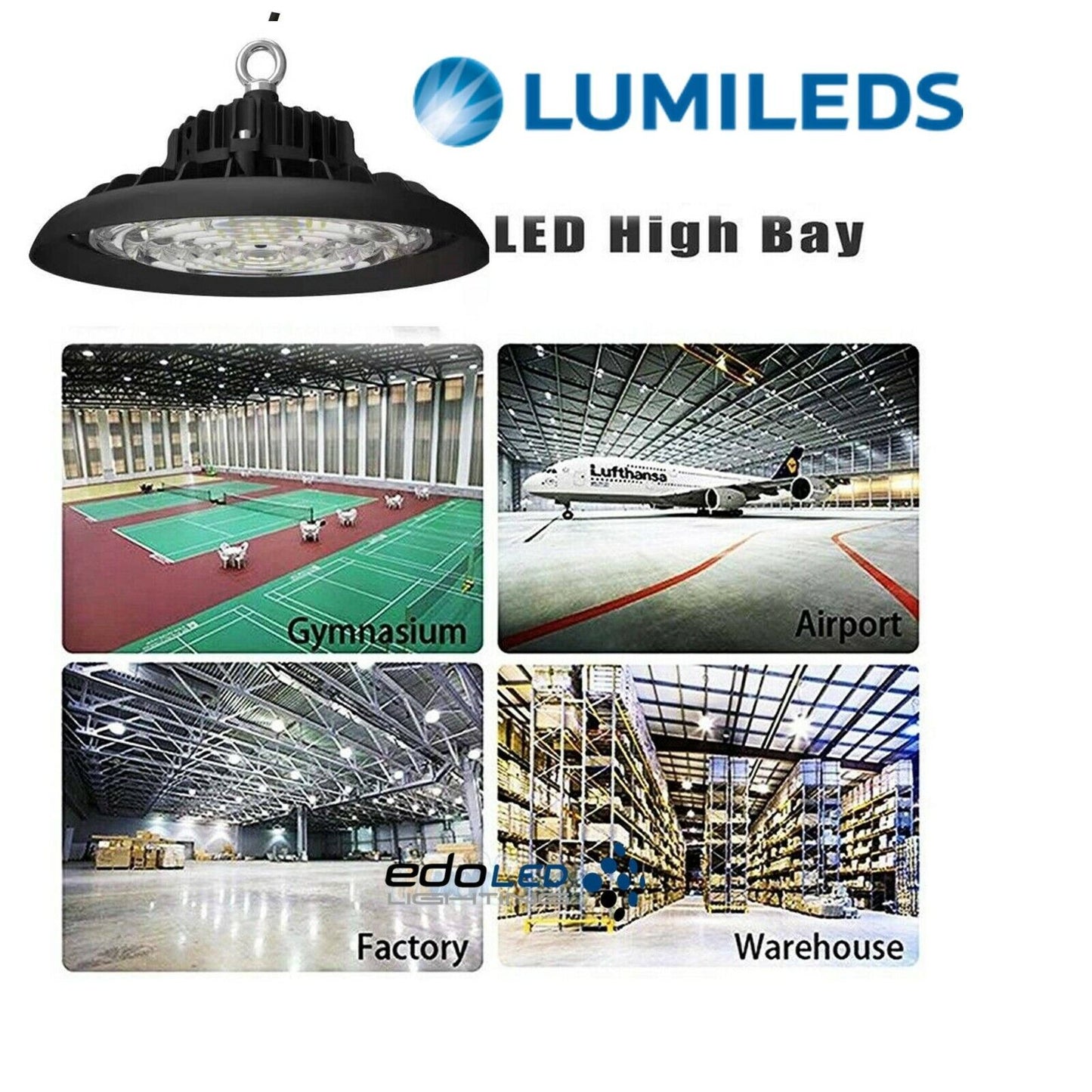 UFO LED High Bay Lights 150W Warehouse Industrial Shed Factory Light Lamp