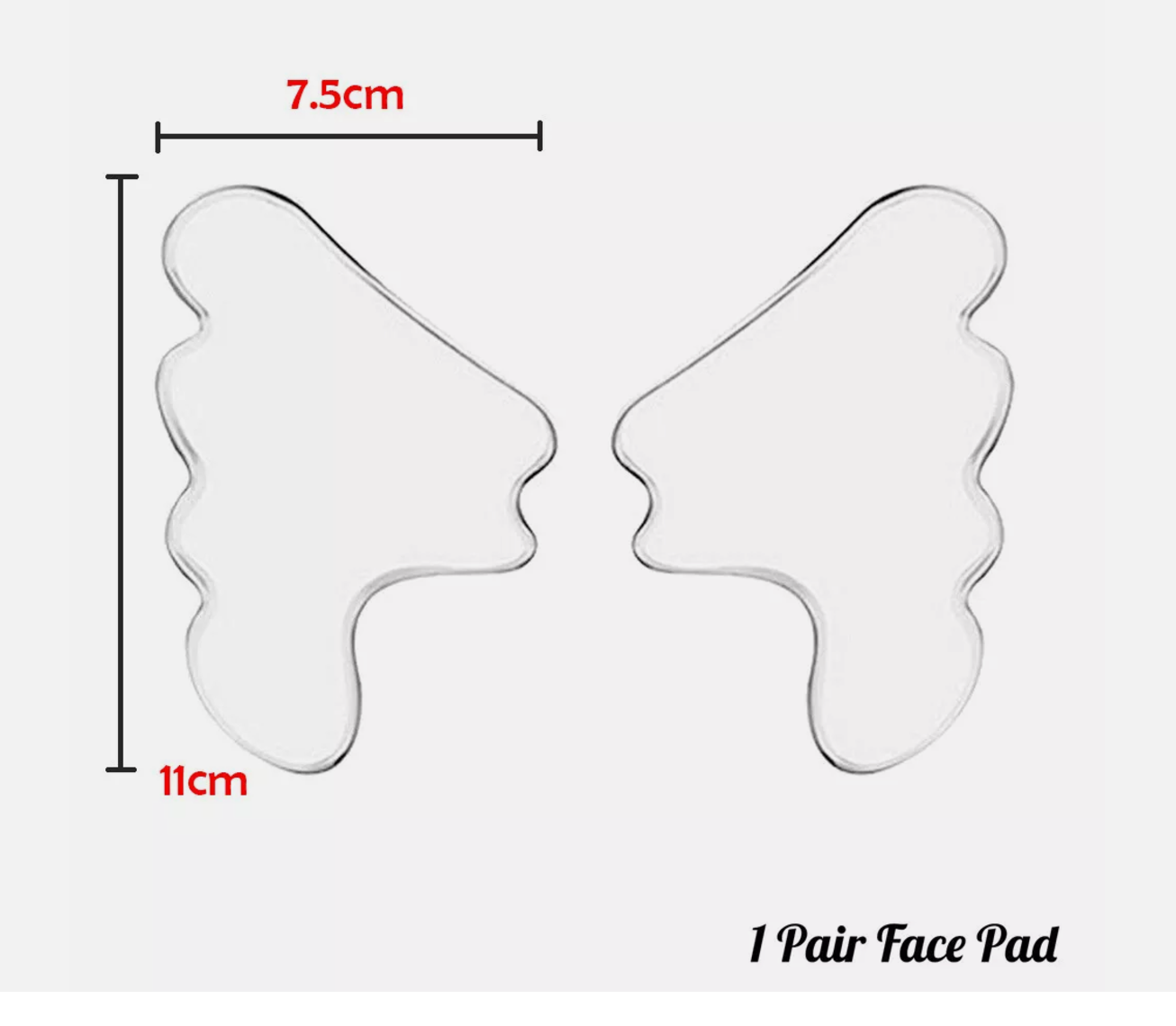 Reusable Anti Wrinkle Chest Neck Eye Face Pad Silicone Removal Patch Skin Care