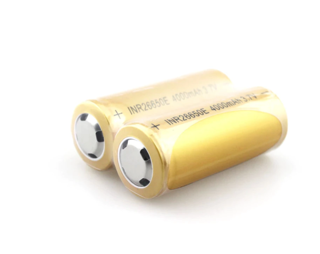 2x 26650 3.7V 4000mAh Rechargeable Lithium li-ion Torch Battery