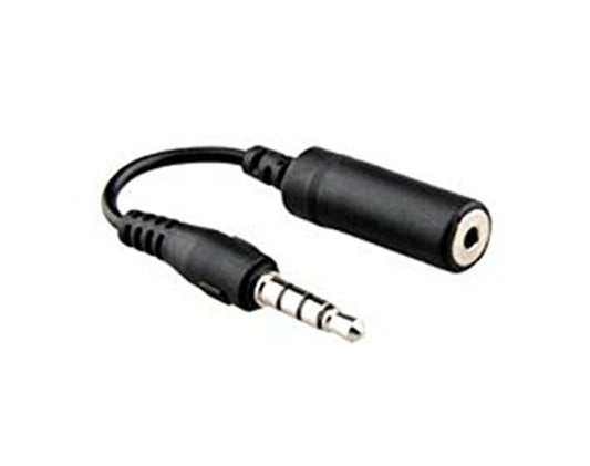 2.5mm Female to 3.5mm Male Stereo Audio Headphone AUX Jack Adapter Converter