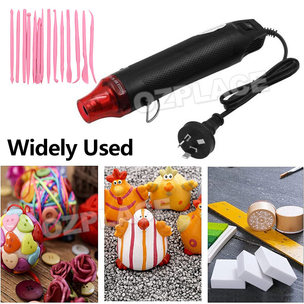 300W Electric DIY Heat Gun Hot Air Gun For Crafts Epoxy Resin Shrink Wrap Viny