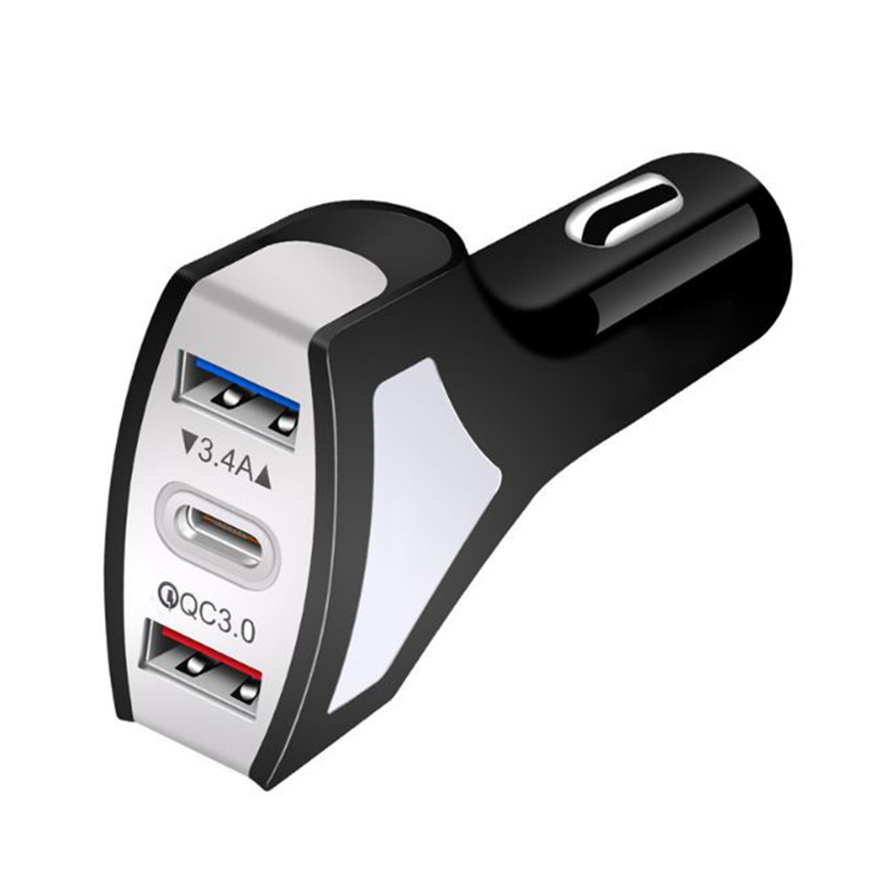 PD Fast Charging Multi USB Type-C Car Charger Quick Charge QC3.0 Samsung iPhone