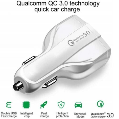 PD Fast Charging Multi USB Type-C Car Charger Quick Charge QC3.0 Samsung iPhone