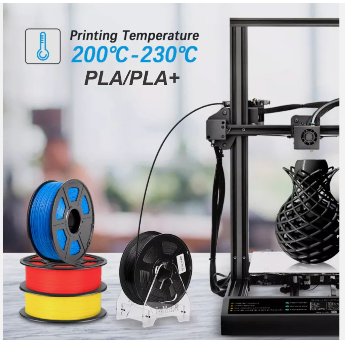 3D Printer Filament PLA Filament Spool 1.75 mm 1 Kg Spool Eco-friendly