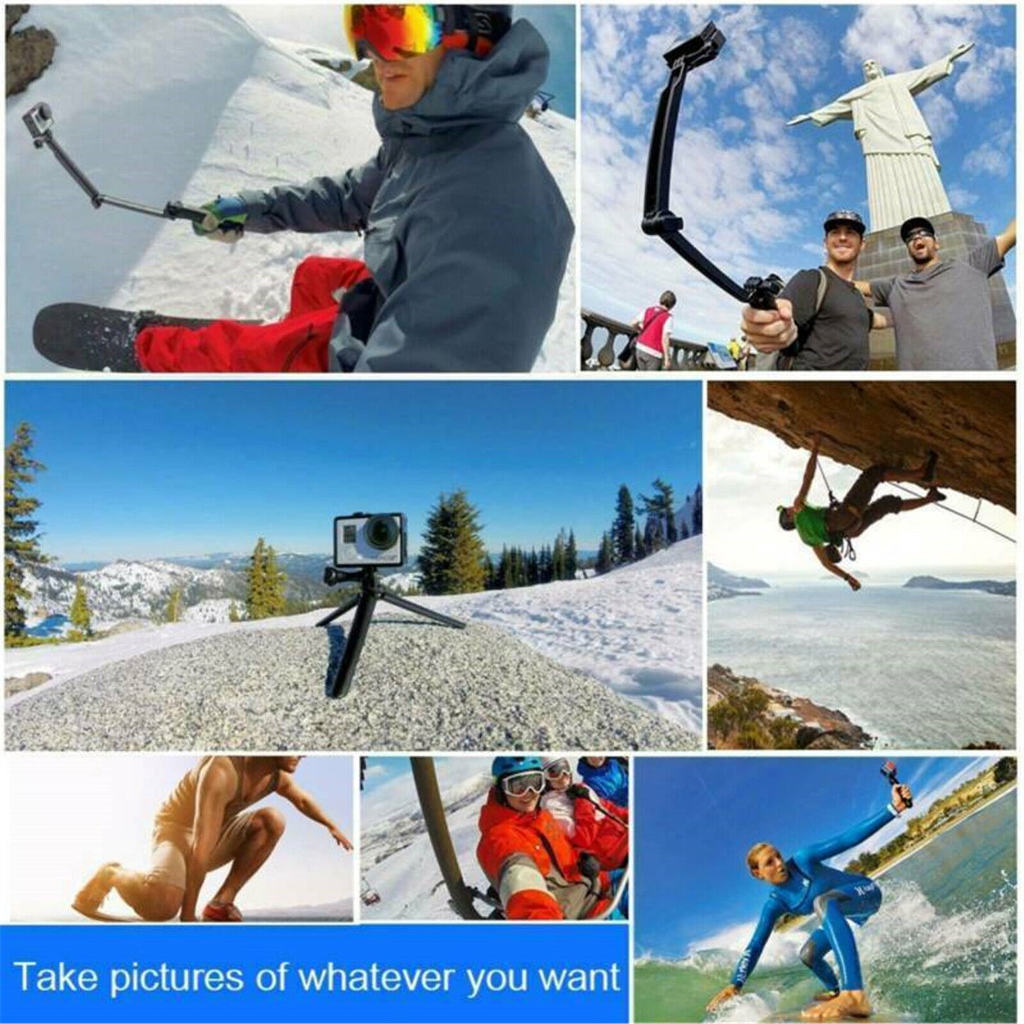 GoPro HERO Camera Mount Selfie Holder