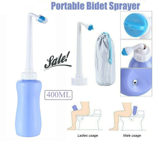 Portable Bidet Sprayer/Peri Bottle for Postpartum Perineal Care-hemmoroid 400ML