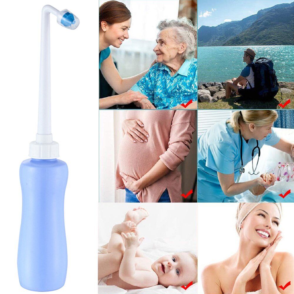 Portable Bidet Sprayer/Peri Bottle for Postpartum Perineal Care-hemmoroid 400ML