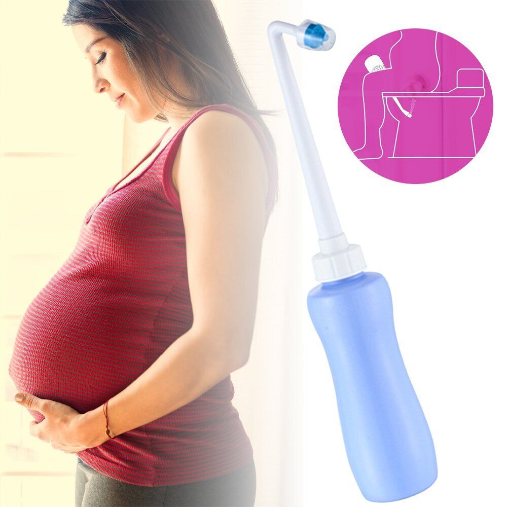 Portable Bidet Sprayer/Peri Bottle for Postpartum Perineal Care-hemmoroid 400ML