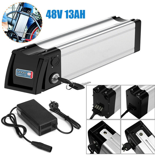 48V 13Ah SilverFish Lithium Battery Pack 500W 750W E-bike Electric Bicycle Ion