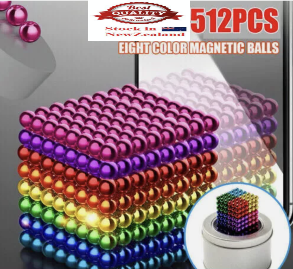 512pcs Magnetic Beads Balls Fidget Desk Adults Toys Office Magnetic Beads Fidget