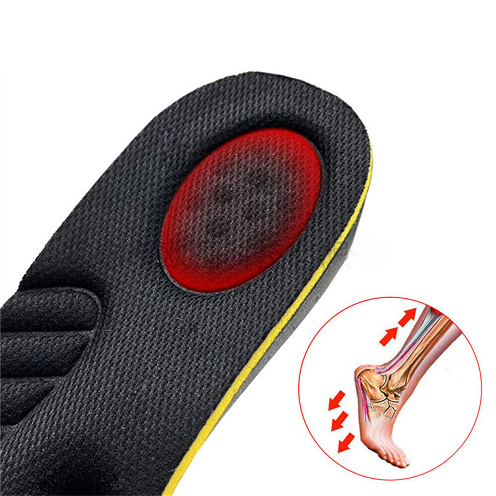 5CM Memory Foam Height Increase Heel Gel Men Shoes Insoles Inserts Taller Lifts Pad