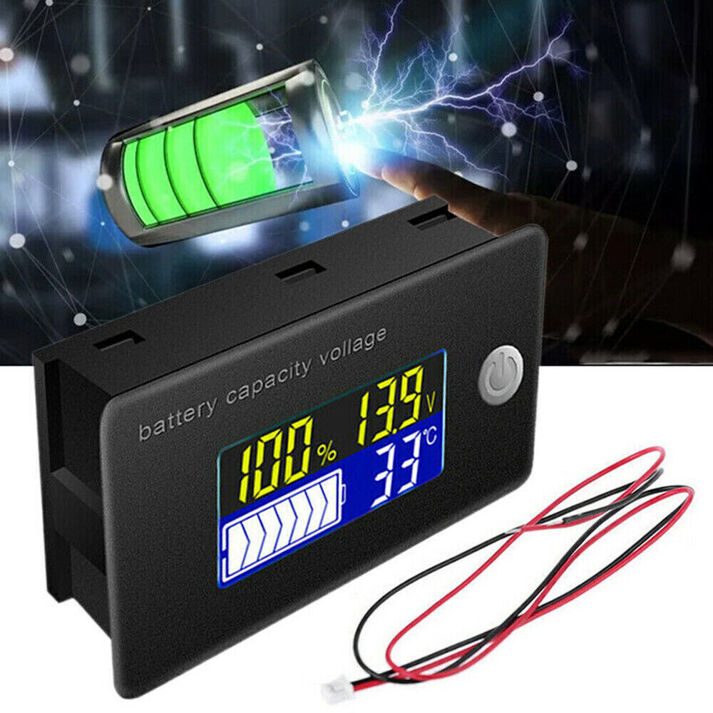 DC 72V LED Digital Monitor Volt Meter Display Battery Gauge Voltage Caravan/Car