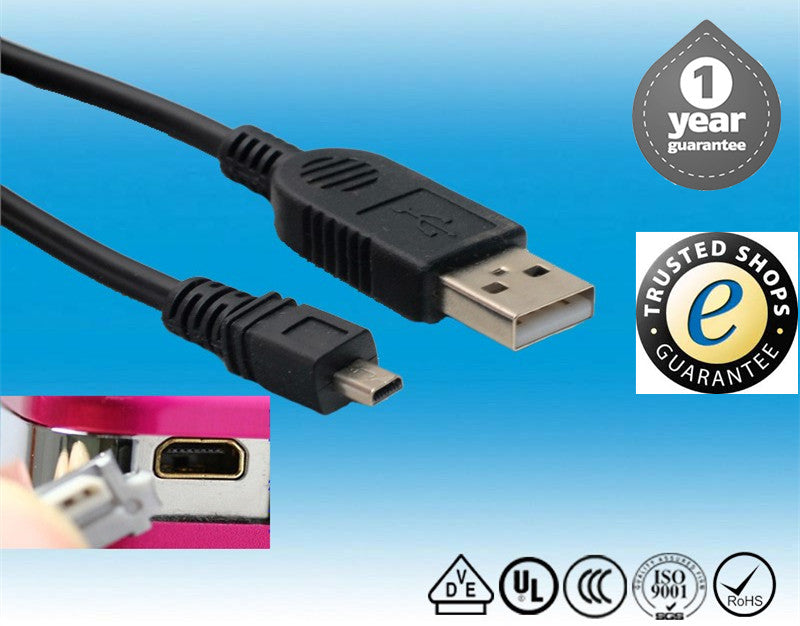 USB cable for Nikon Fujifilm Panasonic camera