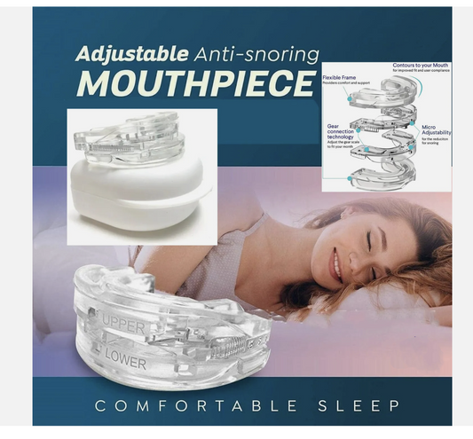 Anti Snore Mouthpiece Sleep Aids Mouth Guards Stop Snoring Adjustable Bruxisms