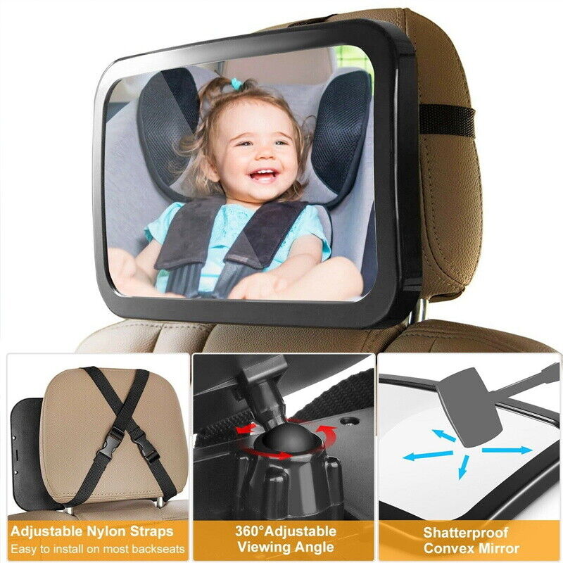 Baby Child Car Seat Mirror Inside Safety Rear Back View Ward Facing Care