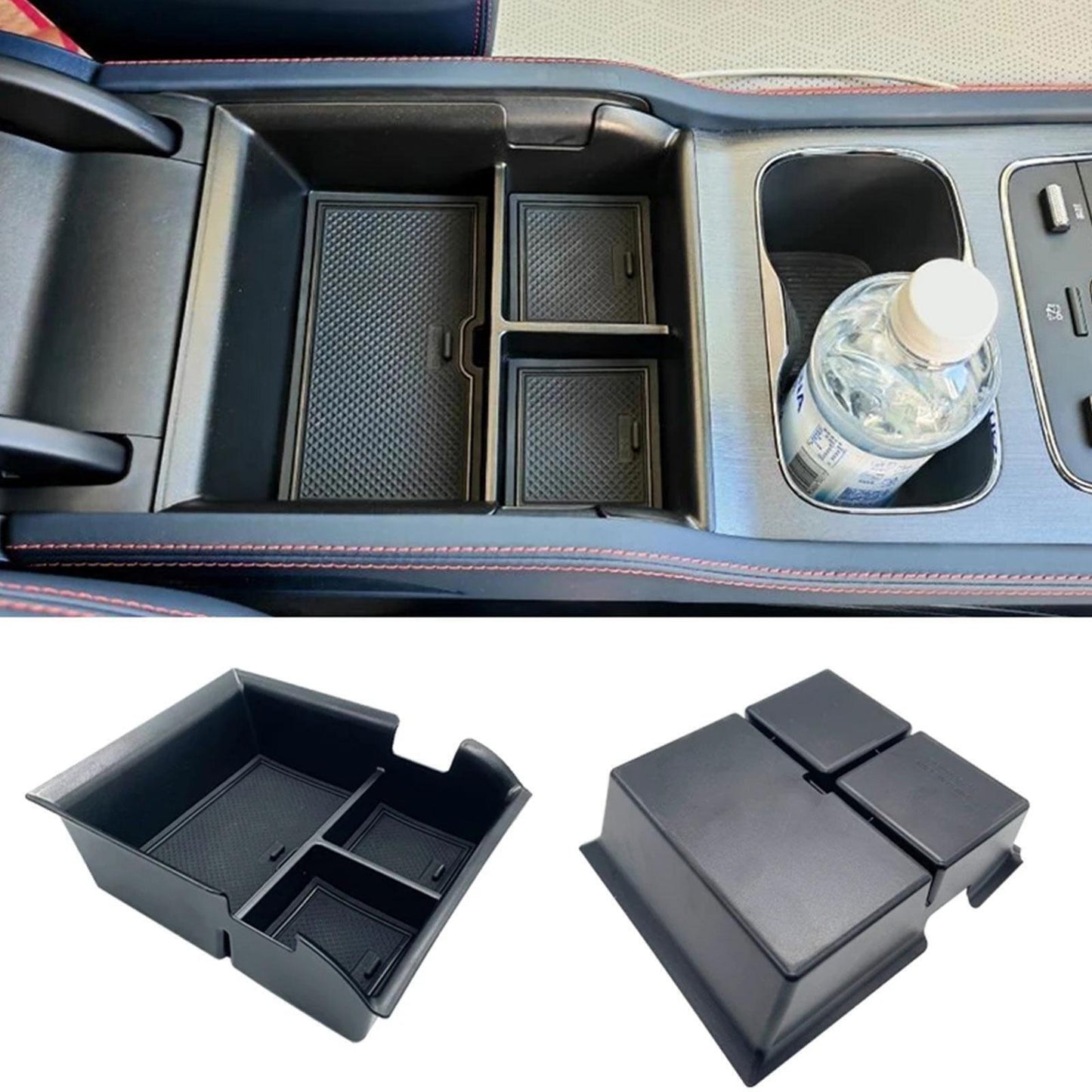 For BYD Atto 3 2022 2023 Car Central Armrest Storage Box Center Content