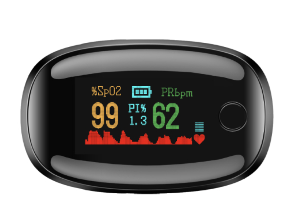 Finger Tip Blood Oxygen Monitor