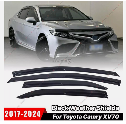 Weathershield Weather Shields Window Visor for Toyota Camry 2018-2024 Sun Visors