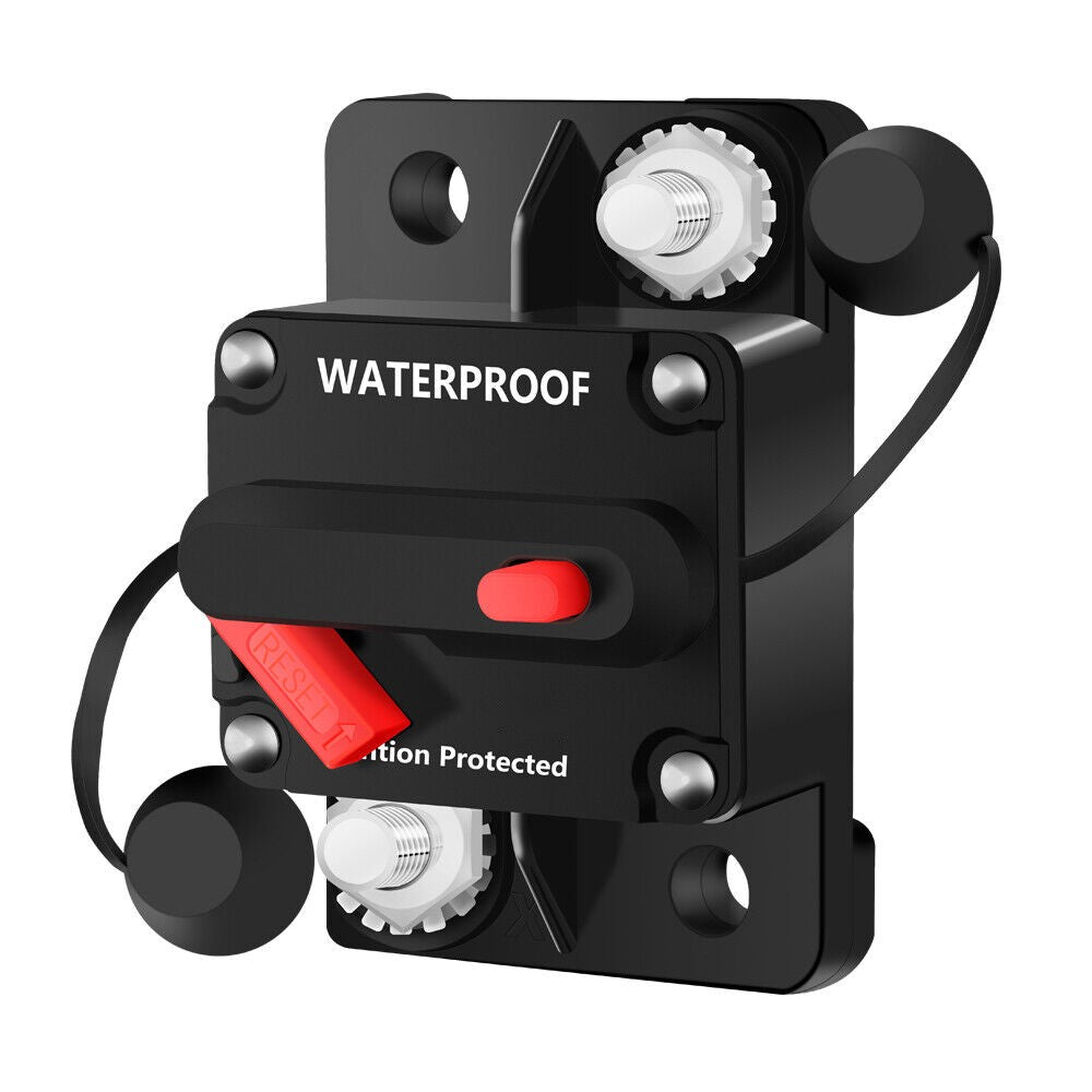 100A Waterproof Car Circuit Breaker Fuse Reset 12V-48V DC Car Boat Auto IP67