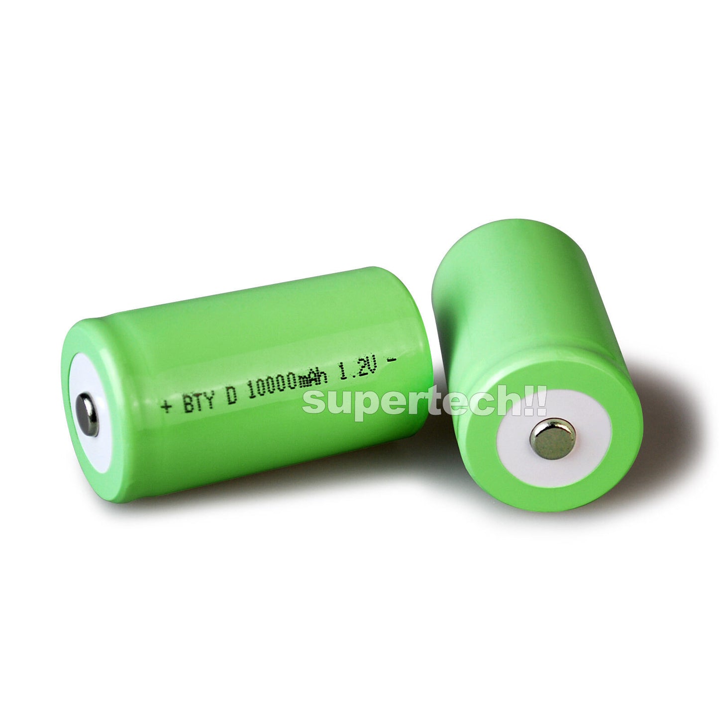 2x 10000mah D Size NI-MH Rechargeable Cell Battery 10000-mah NIMH Batteries 1.2V