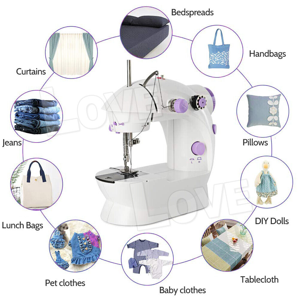 Electric Sewing Machine Mini Multi-Function Portable Hand Held Desktop Home