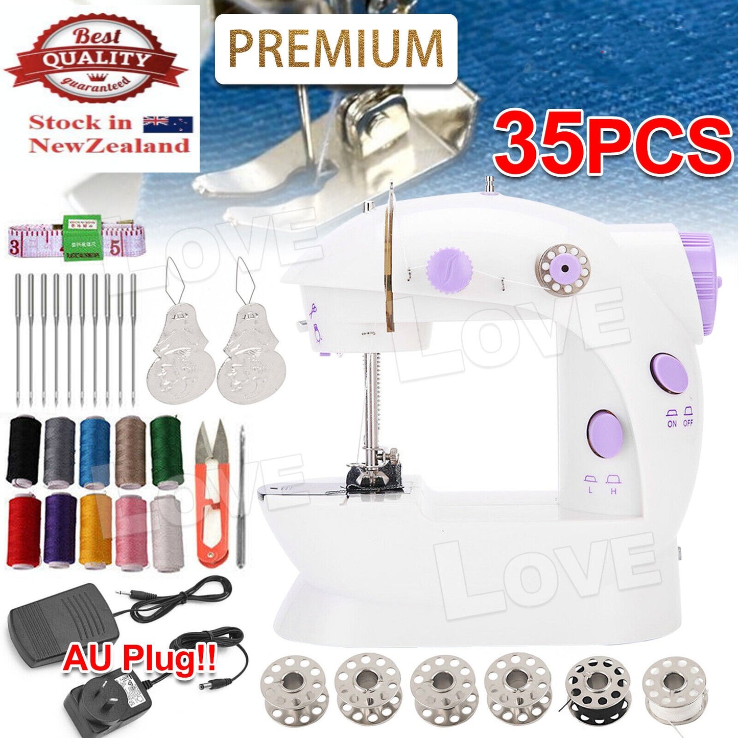 Electric Sewing Machine Mini Multi-Function Portable Hand Held Desktop Home