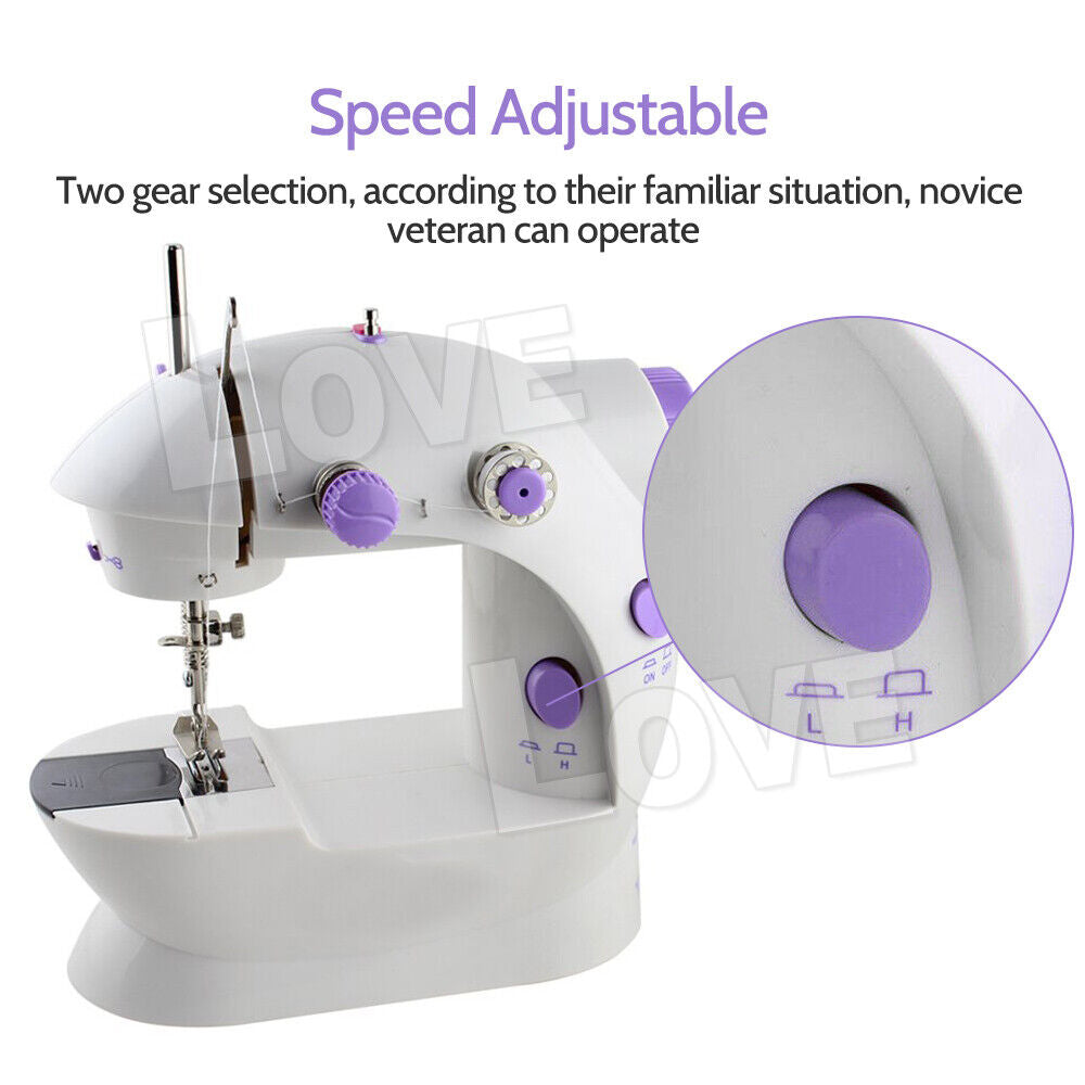 Electric Sewing Machine Mini Multi-Function Portable Hand Held Desktop Home