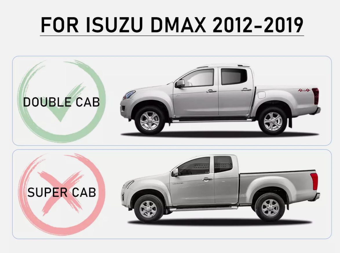 For Isuzu D-max Dmax 2012-2019 Weather Shields Window Visors Weathershields