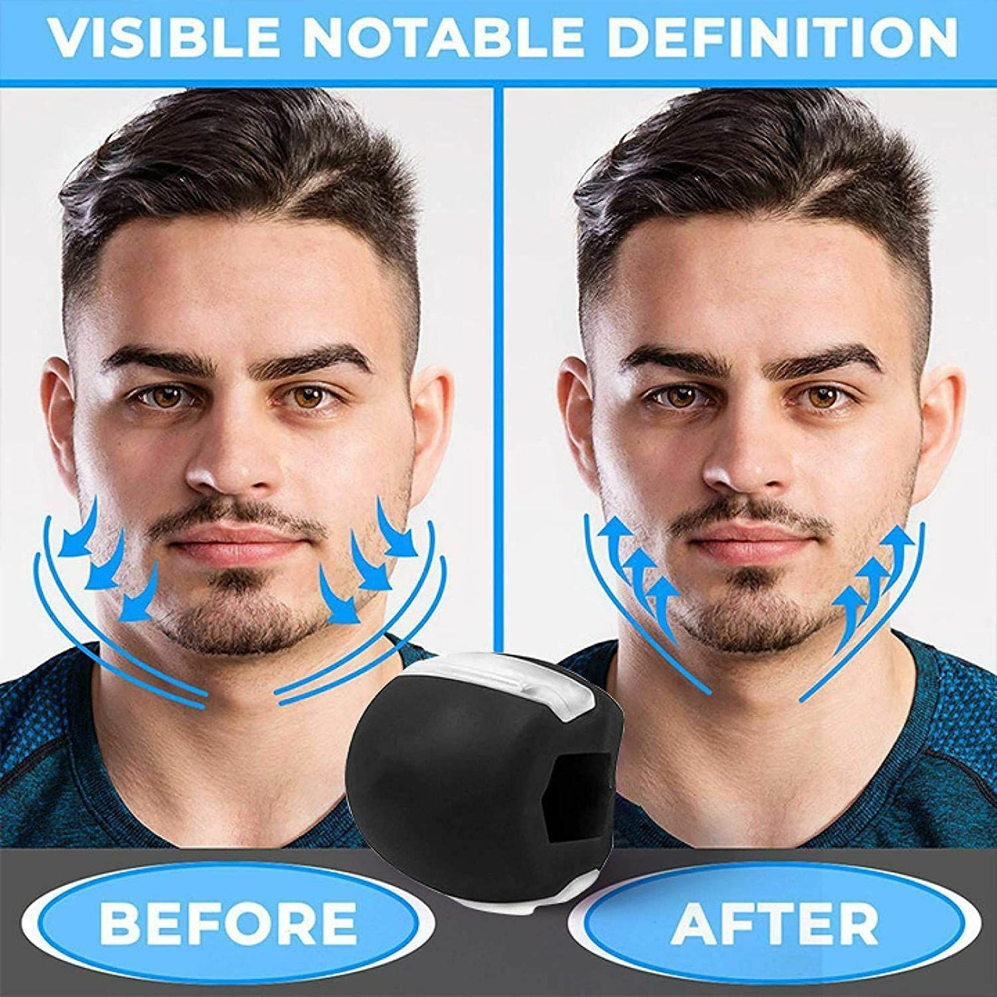 JawLine Exercise Facial Toner Jaw Muscle Exerciser Fitness Neck Face Toning tool