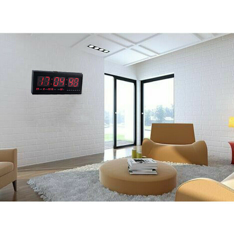 Jumbo LED Wall Desk Clock