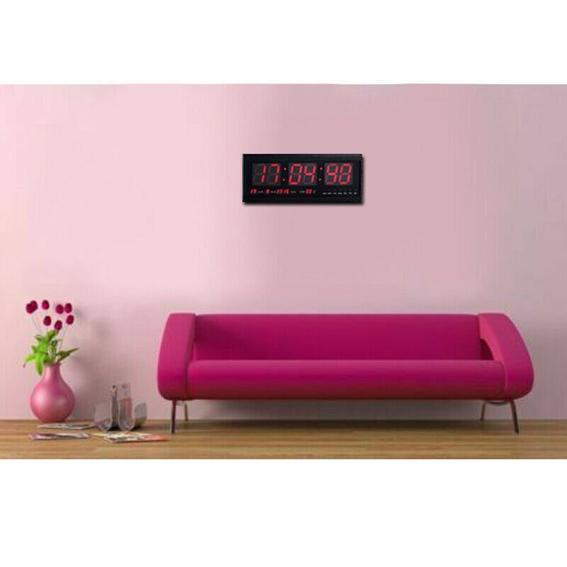 Jumbo LED Wall Desk Clock