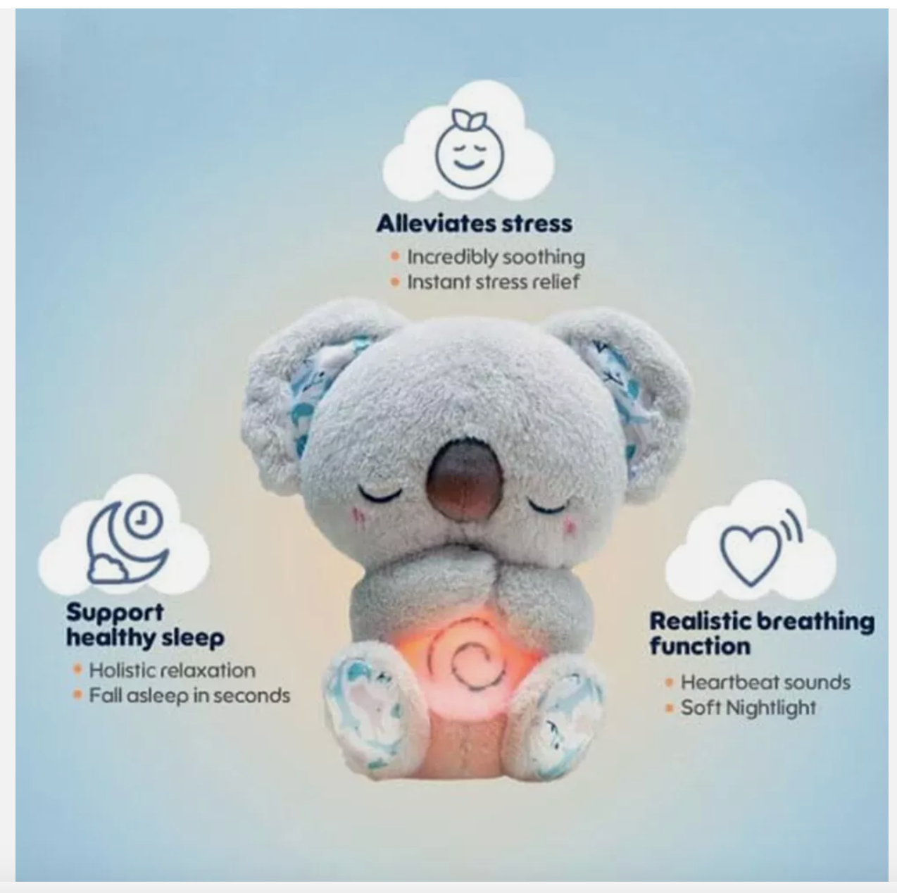 Rest Otter Calming Sleep,Arrily Calming Otter, The Relief Koala Breathing Toys