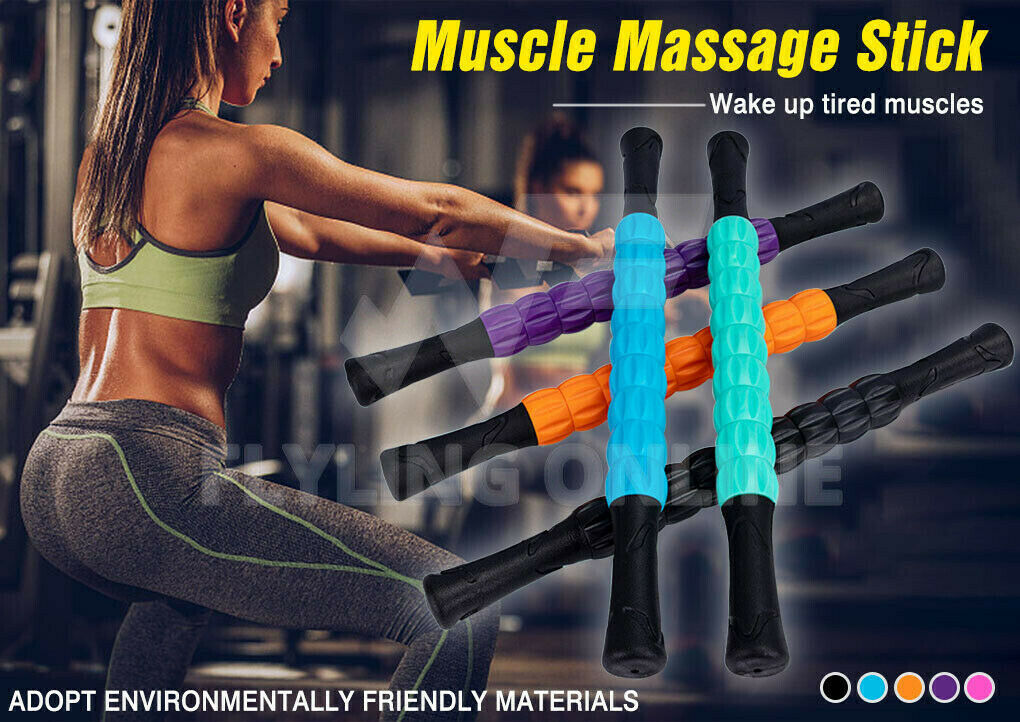 Yoga Massage Stick Point Sport Muscle Body Travel Massager Tool