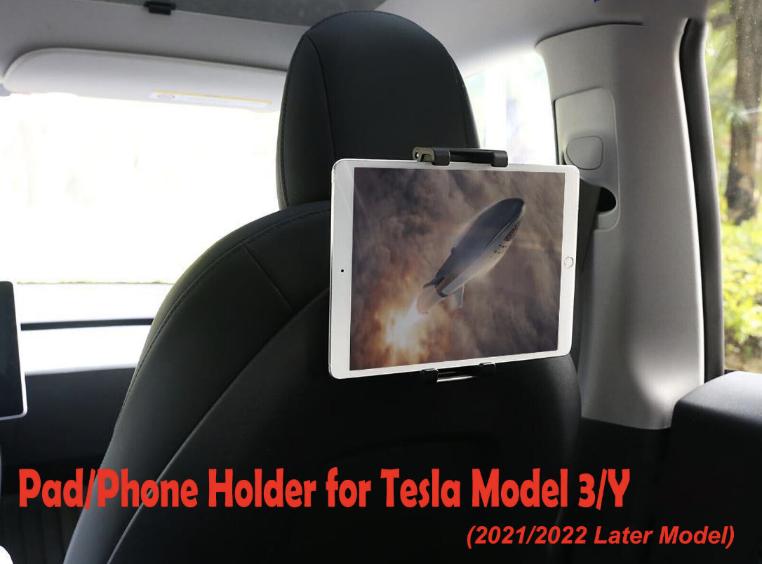 For Tesla Model 3/Y iPAD Holder Rear Back Seat Phone Mount 17-22