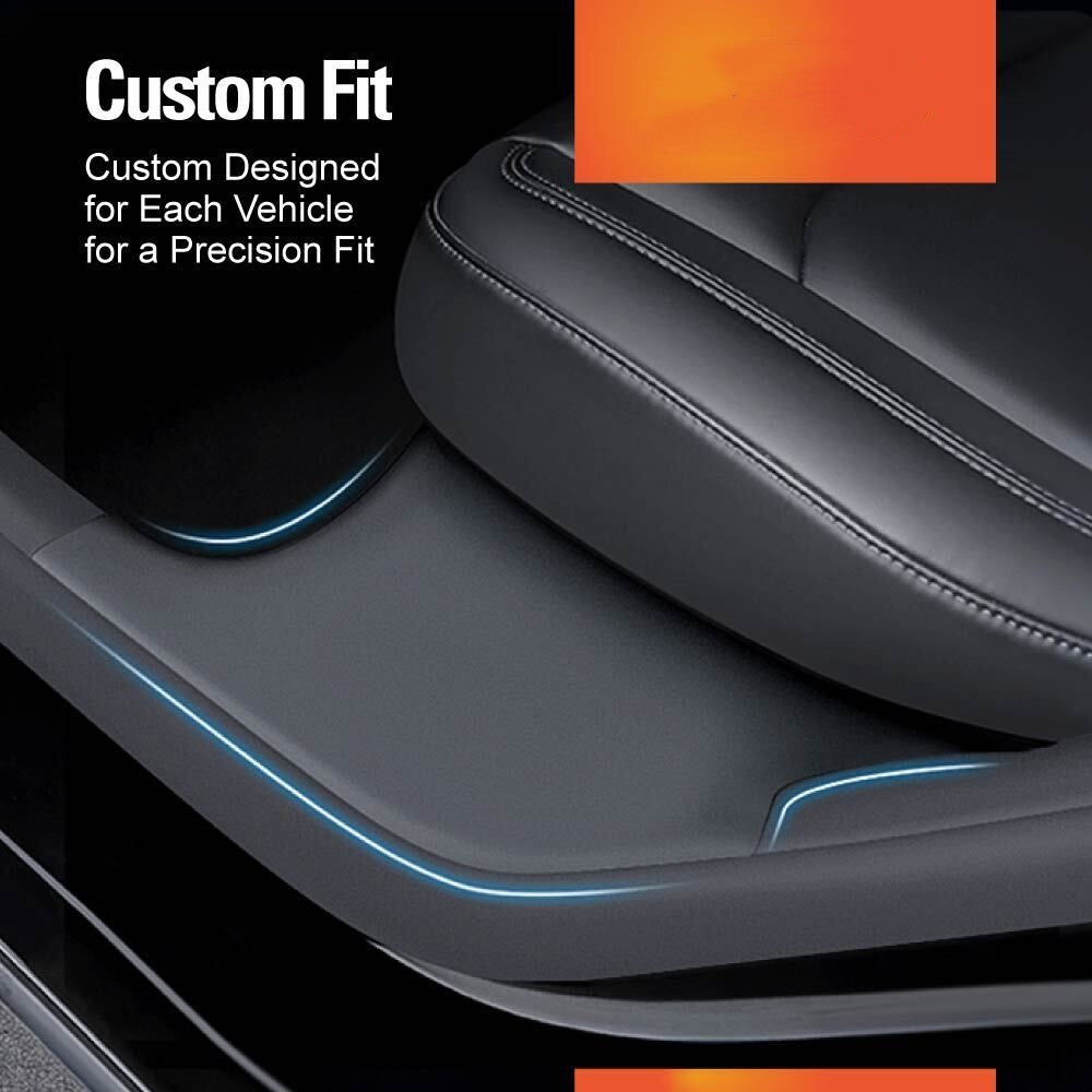 Tesla Model Y Rear Door Sill Plate Protector Threshold Scuff Trim Covers Guards