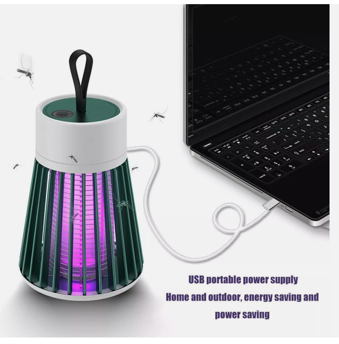 Electric Mosquito Killer Lamp Insect Catcher Fly Bug Zapper Trap LED UV Mozzie