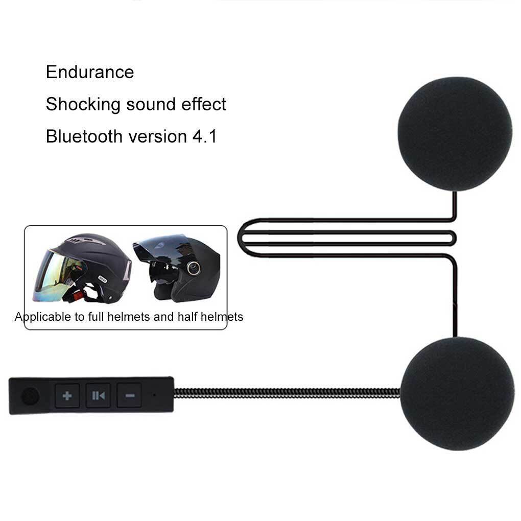 Wireless Bluetooth Motorcycle Helmet- Headset Speaker Headphones Handsfree w/Mic