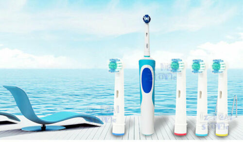 4xElectric Toothbrush Heads Oral B Compatible Replacement Brush Precision Clean