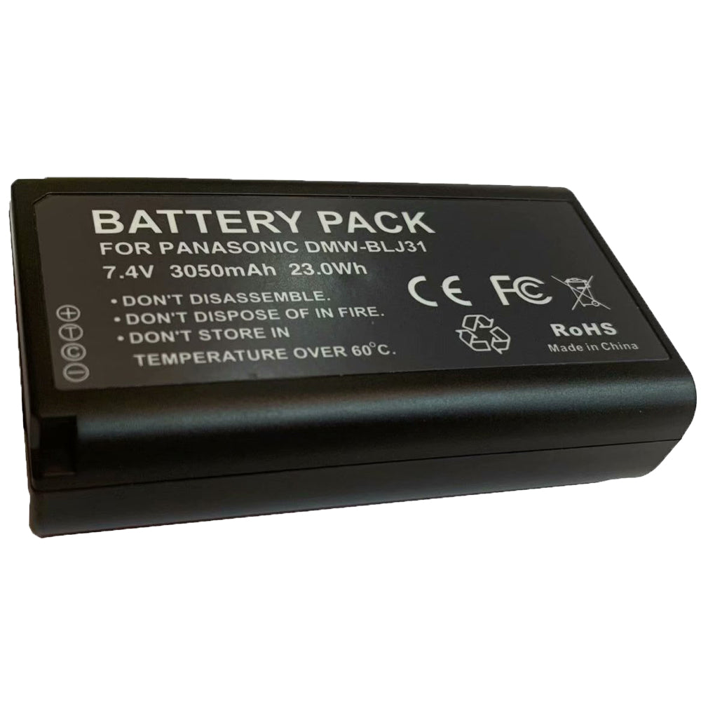 DMW-BLJ31 Rechargeable Li-ion Battery For Panasonic LUMIX S1H S1 S1R