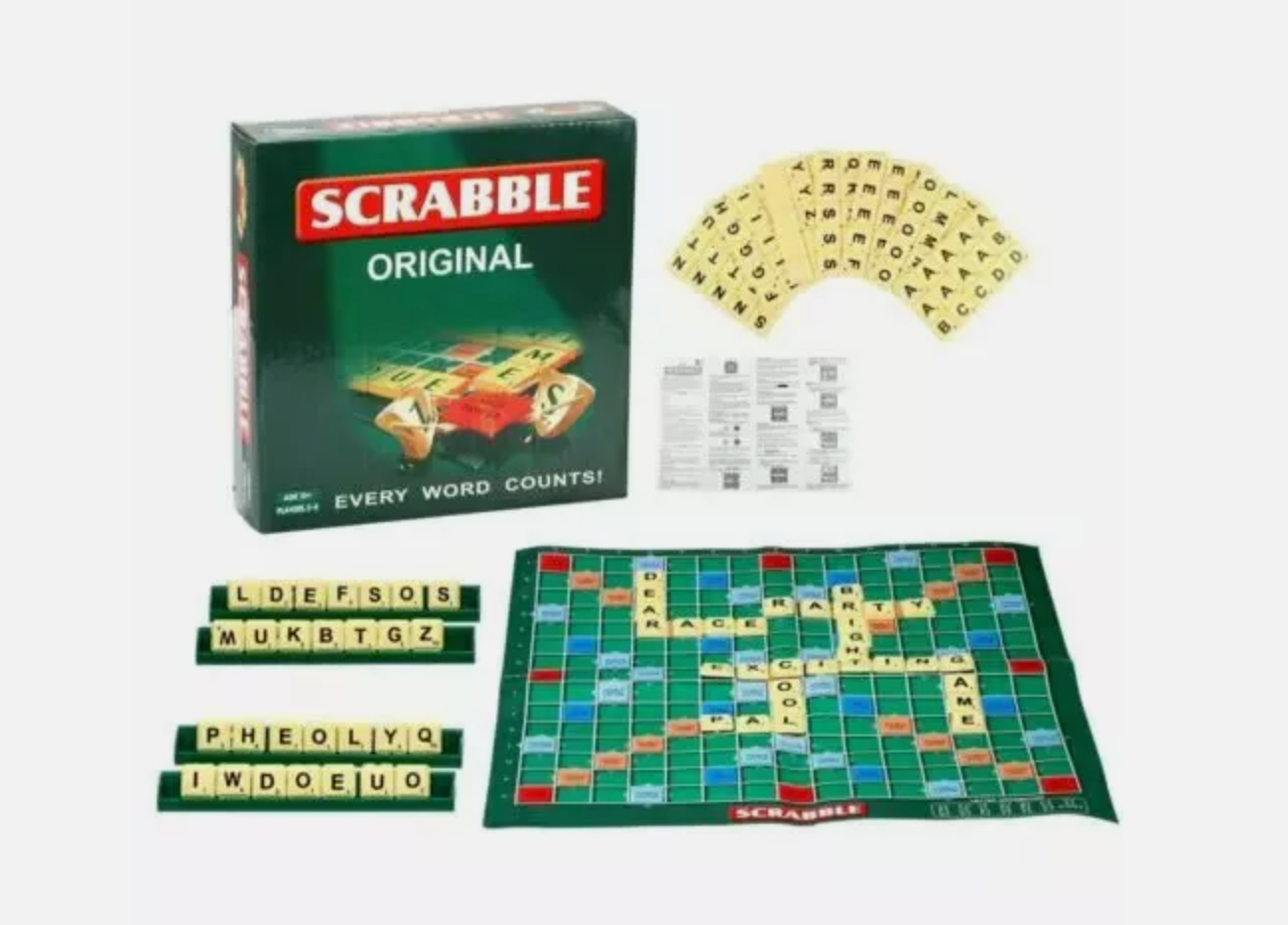 Scrabble Game Kid Adult Educational Toy Hot Fun Party Game Family Board Game