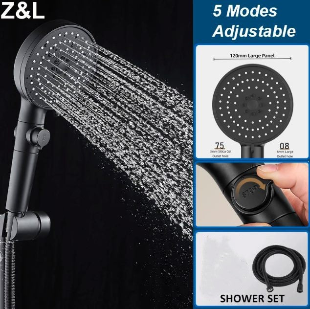 Large Adjustable Shower Head Panel High Pressure