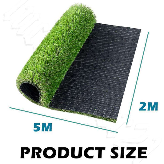 10SQM Primeturf Synthetic Grass Artificial Fake Lawn 2 x 5m Turf Plastic Plant