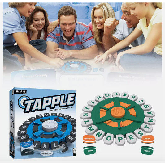 Tapple Board Game | 2-10 Players | 30 Mins | Ages 8+ FREE SHIPPING