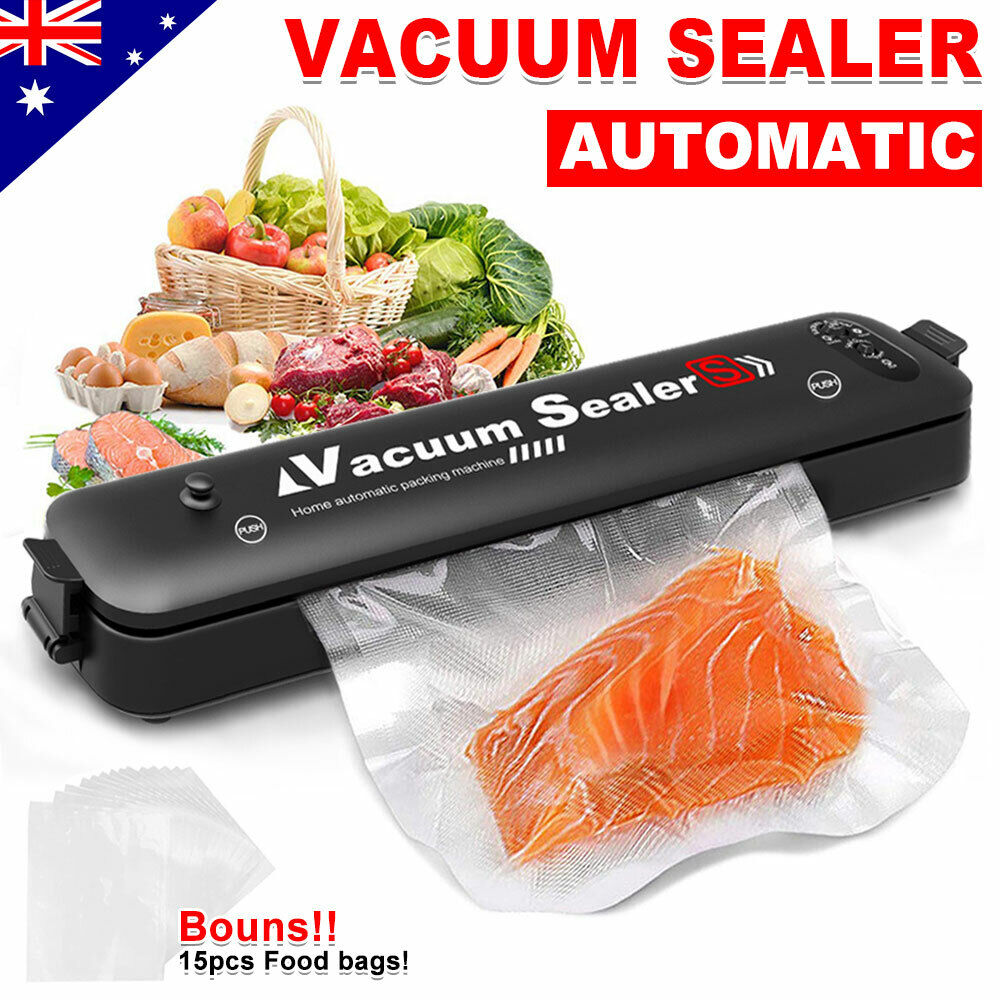 Automatic Vacuum Sealer Food Packing Machine with 15PCS Vaccum Food Bags