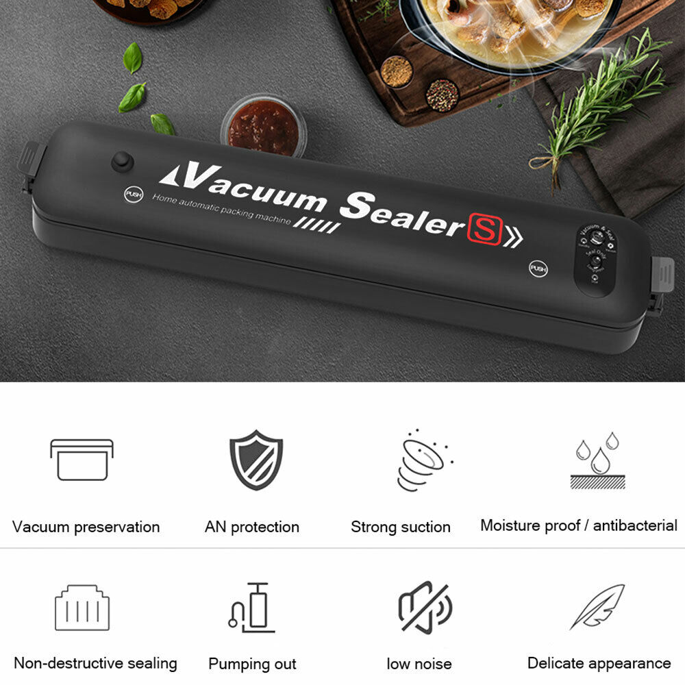 Automatic Vacuum Sealer Food Packing Machine with 15PCS Vaccum Food Bags