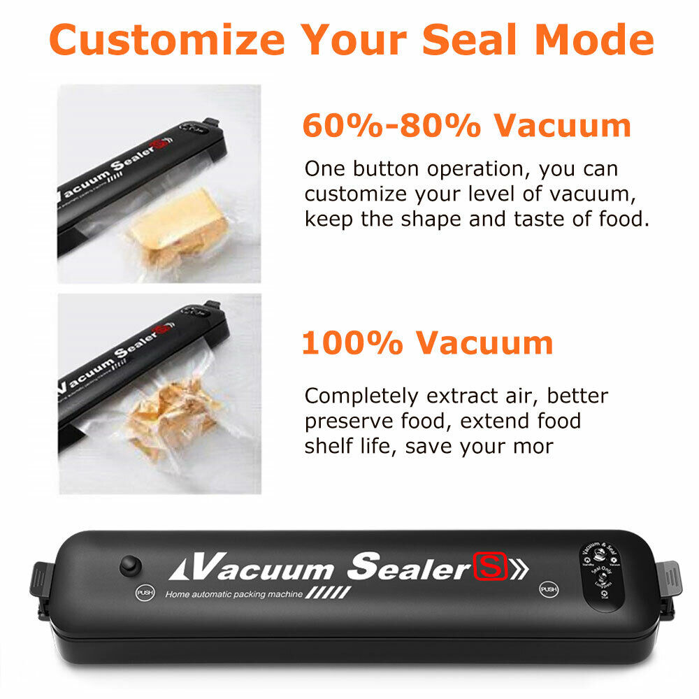 Automatic Vacuum Sealer Food Packing Machine with 15PCS Vaccum Food Bags