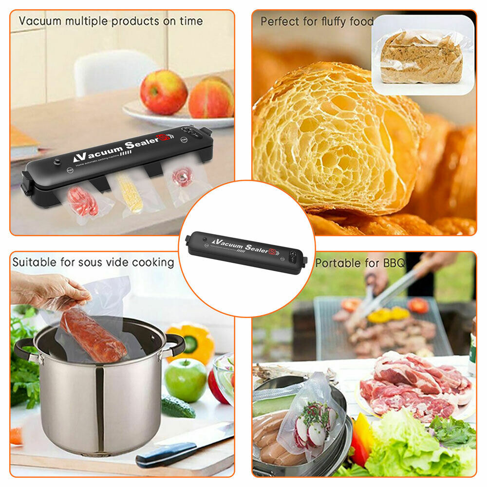 Automatic Vacuum Sealer Food Packing Machine with 15PCS Vaccum Food Bags